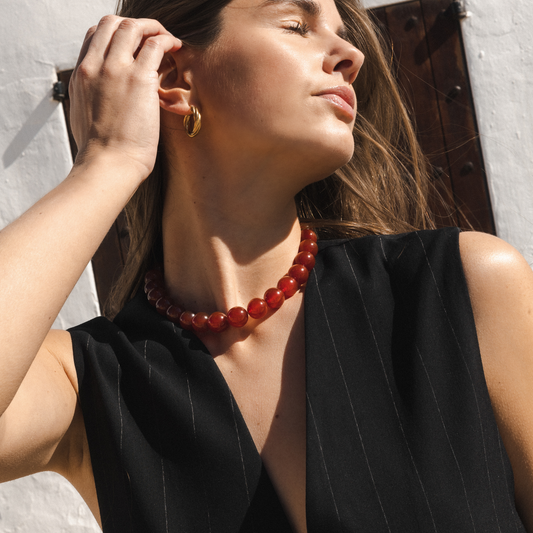 carnelian necklace