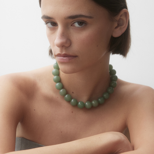 The Provision Prompt: Why the Green Aventurine Bead Necklace is 2026’s Top "Gratitude Anchor" Stellar Whispers
