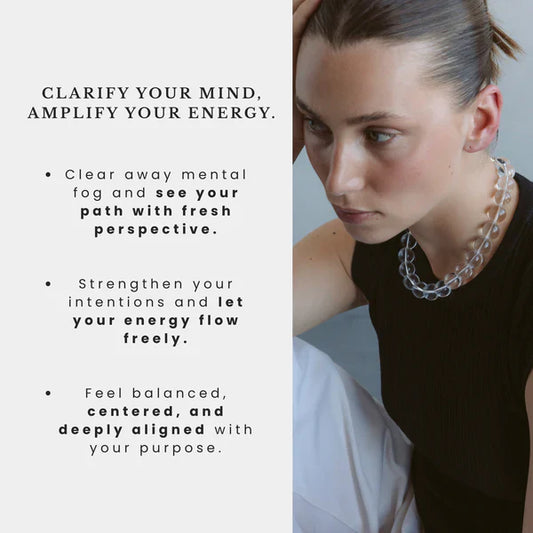 The Spiritual Glow of Clear Quartz Beaded Necklaces: Energy, Purity & Style