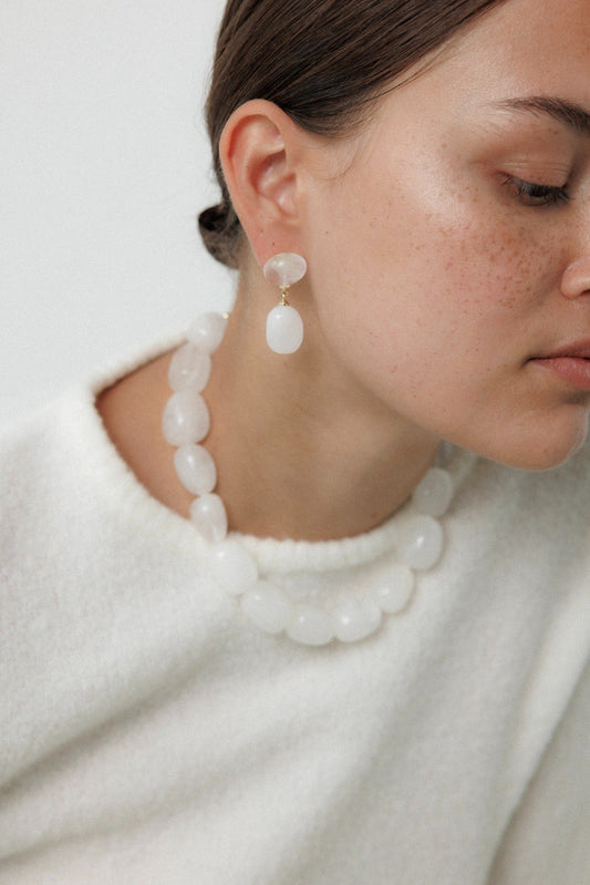 The Digital Sanctuary: How a Clear Crystal Quartz Necklace Shields Your Energy in 2026