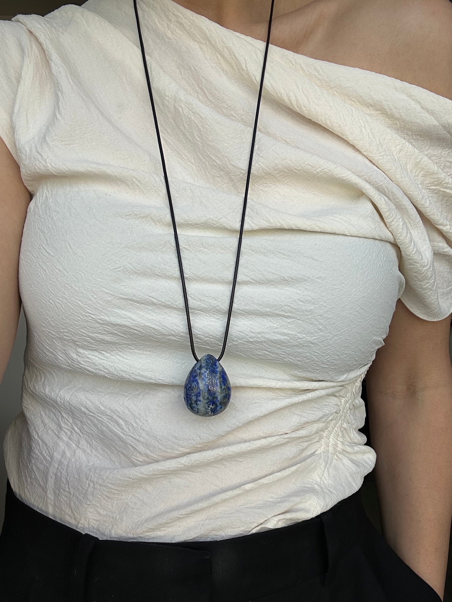 Lumi Pendant Necklace Lapis Lazuli Stellar Whispers