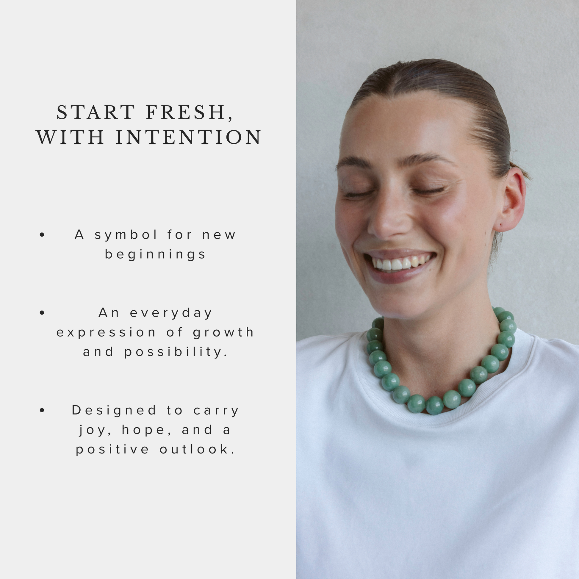 Grace Aventurine Set Gold - 50cm Stellar Whispers