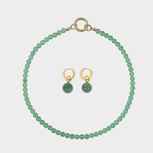 Aventurine Energy Set - 42cm Stellar Whispers