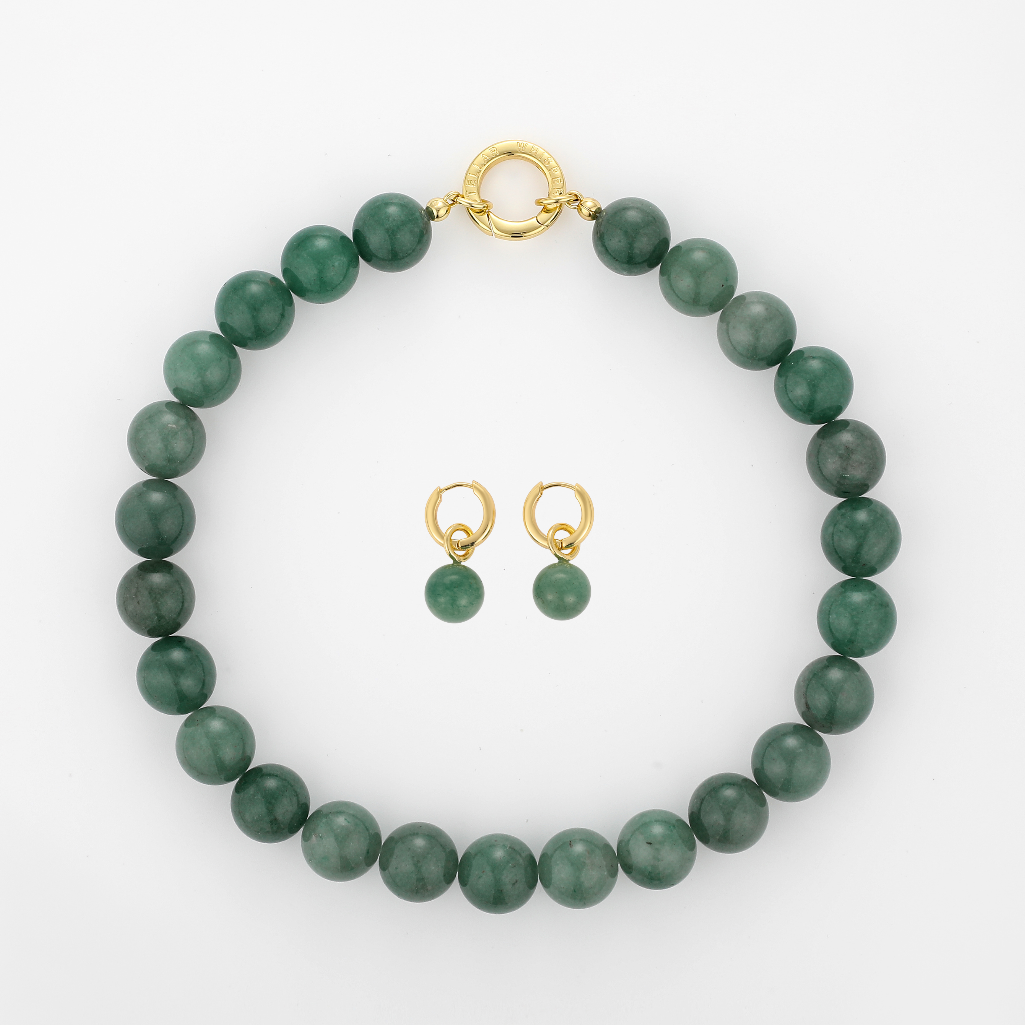 Grace Aventurine Set Gold - 50cm