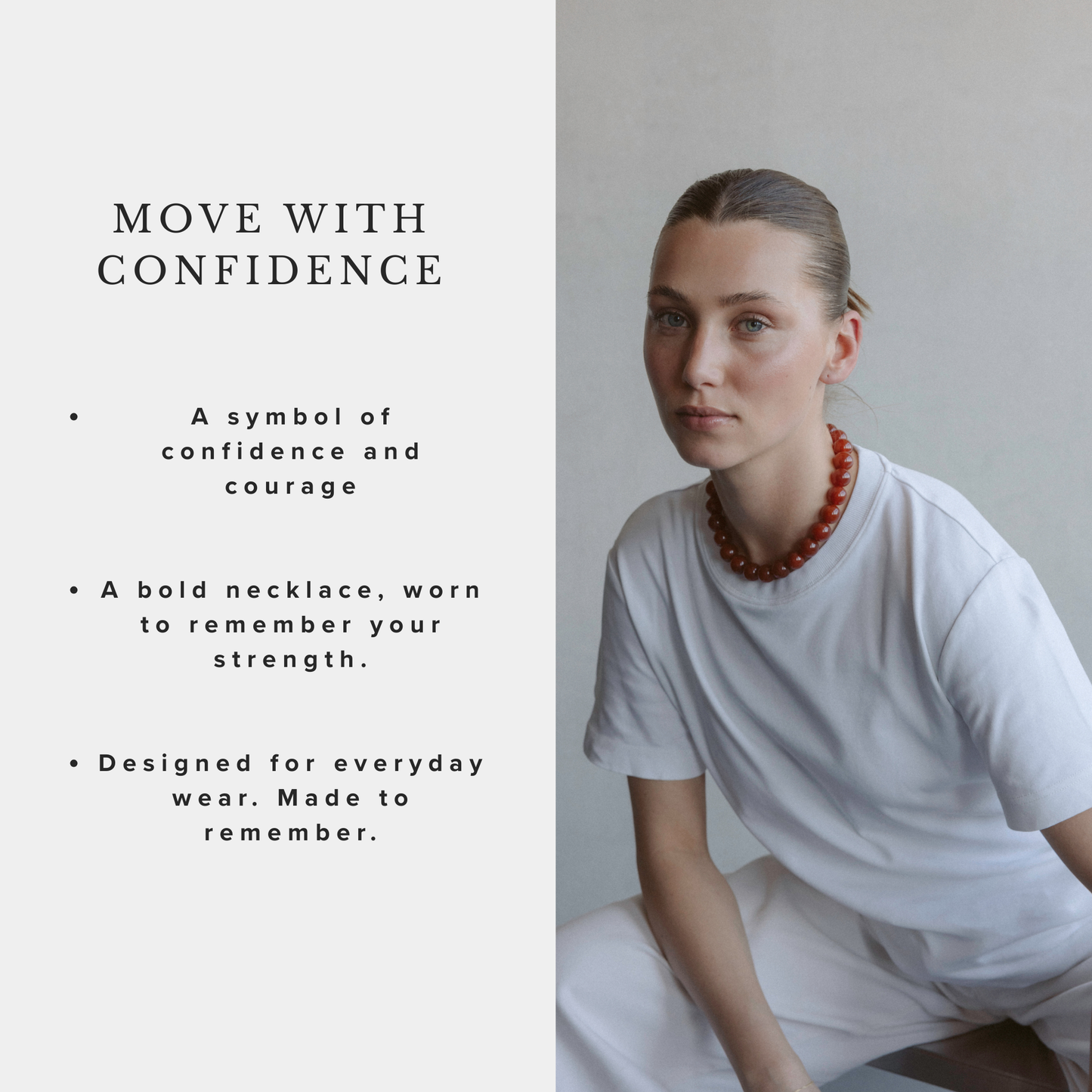 Grace Carnelian Necklace Stellar Whispers