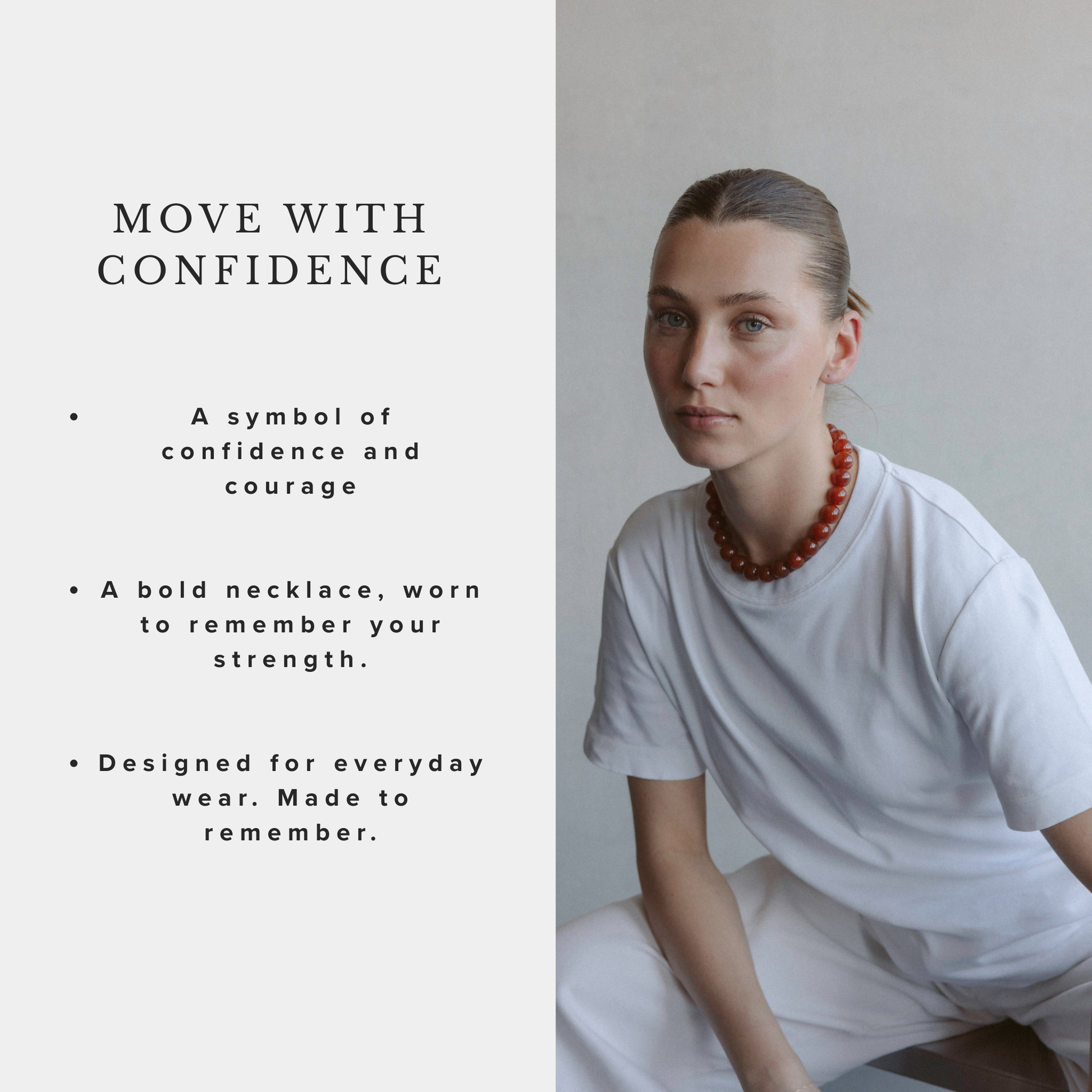 Grace Carnelian Necklace Stellar Whispers