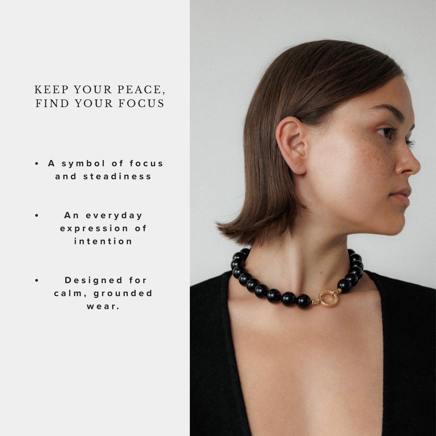 Grace Black Onyx - Necklace Stellar Whispers