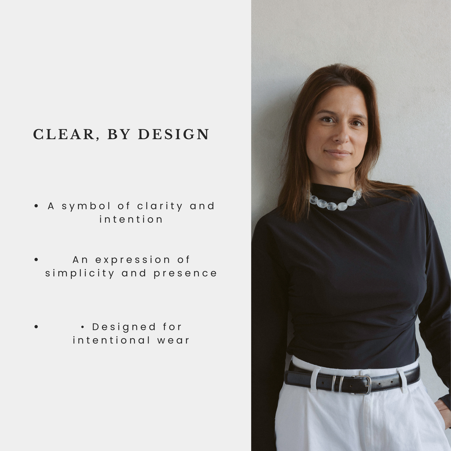 Ignite Clear Quartz Necklace Stellar Whispers