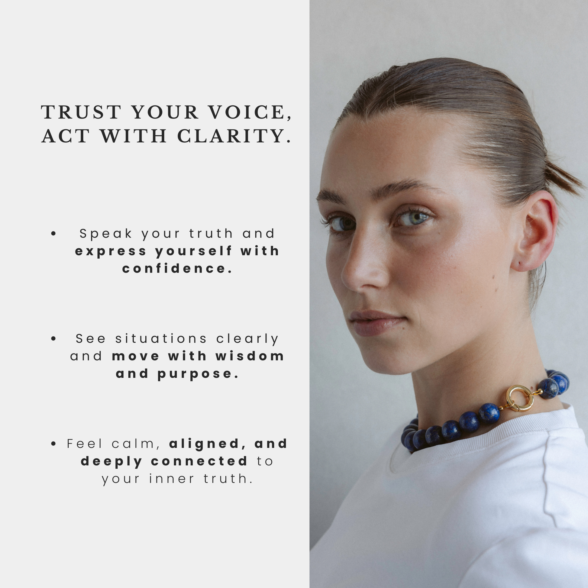 Grace Lapis Lazuli Necklace Stellar Whispers