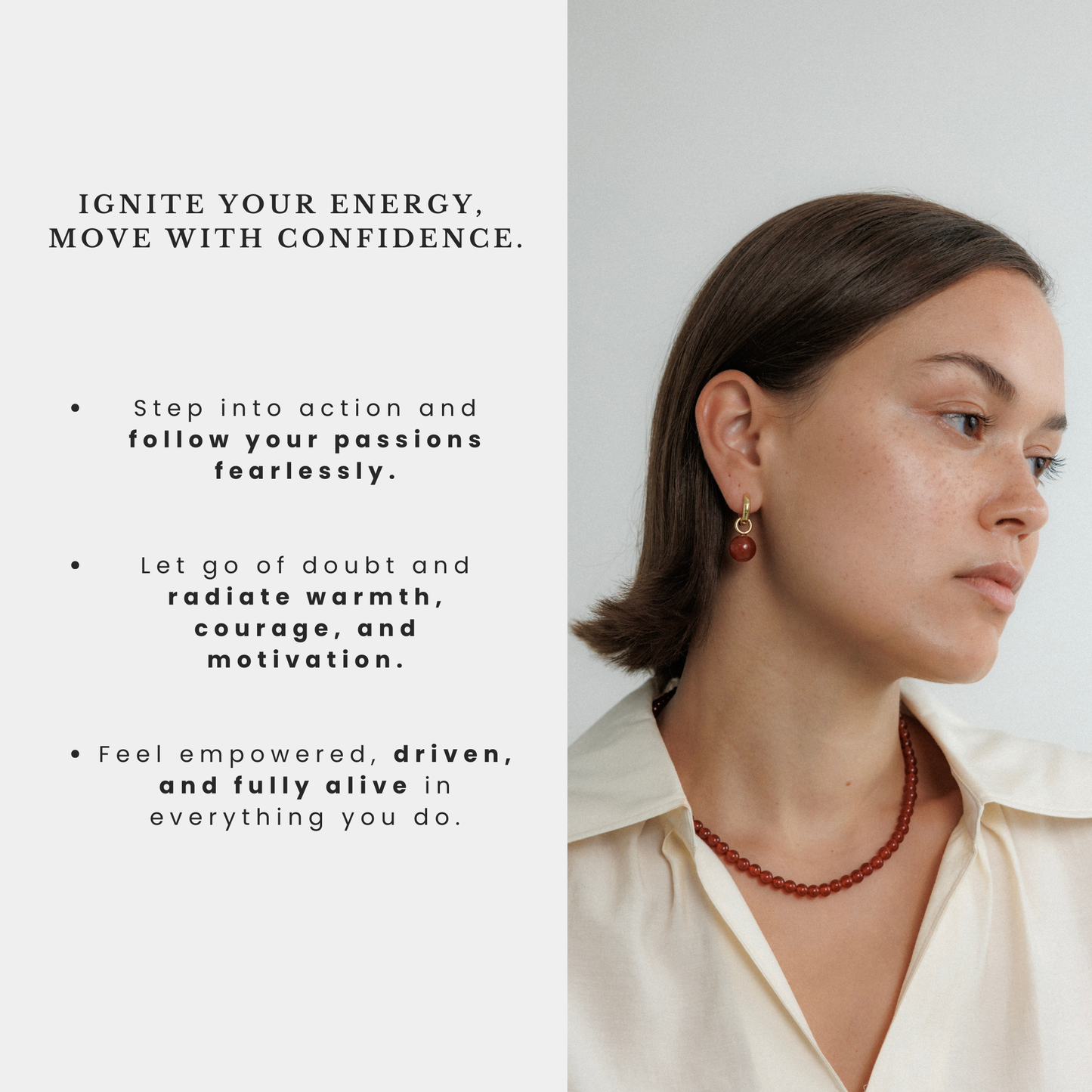 Carnelian Essence Necklace Stellar Whispers