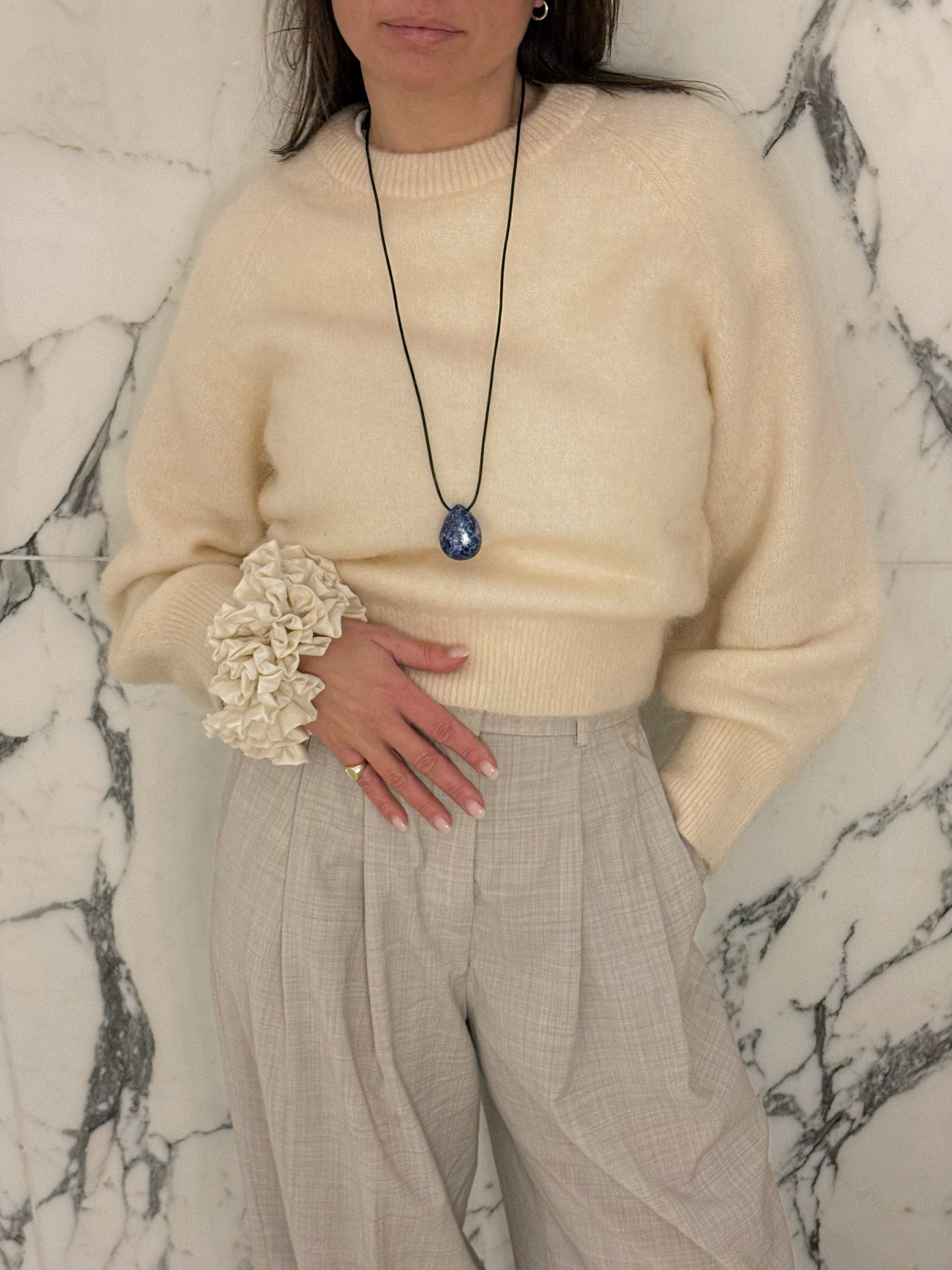 Lumi Pendant Necklace Lapis Lazuli Stellar Whispers