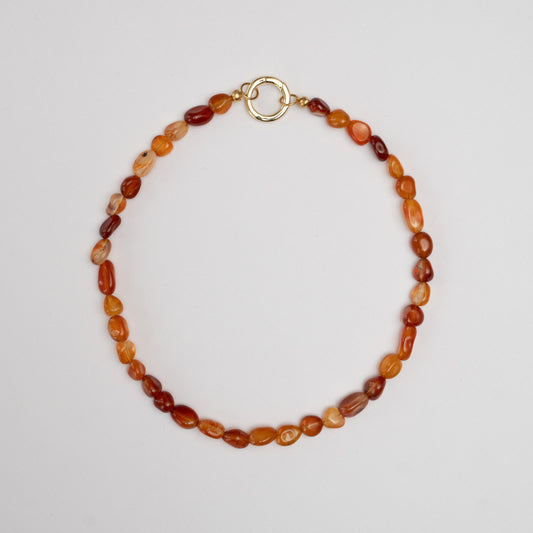 Eclipse Carnelian Necklace Stellar Whispers