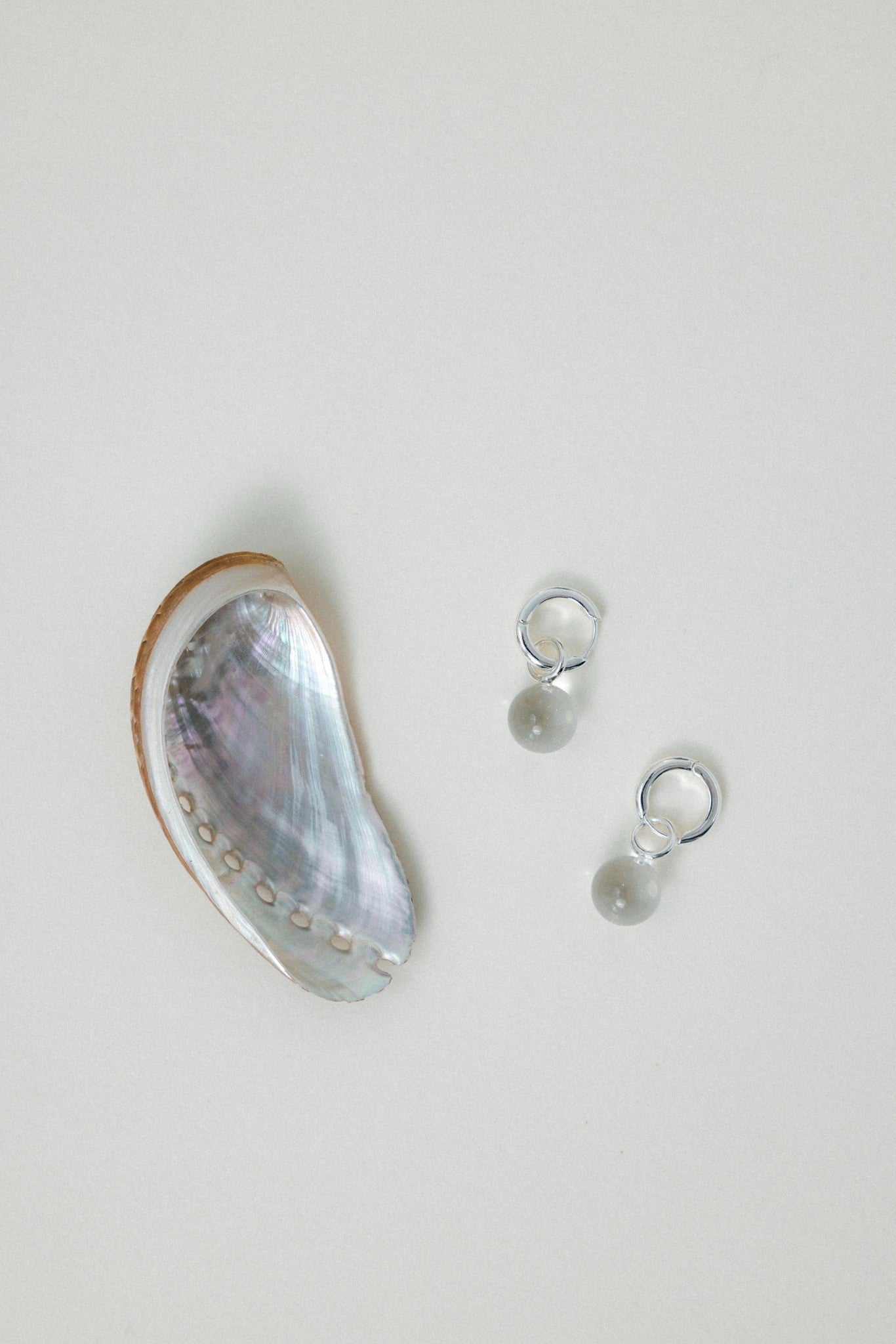 Grace Earrings Clear Quartz Silver Stellar Whispers