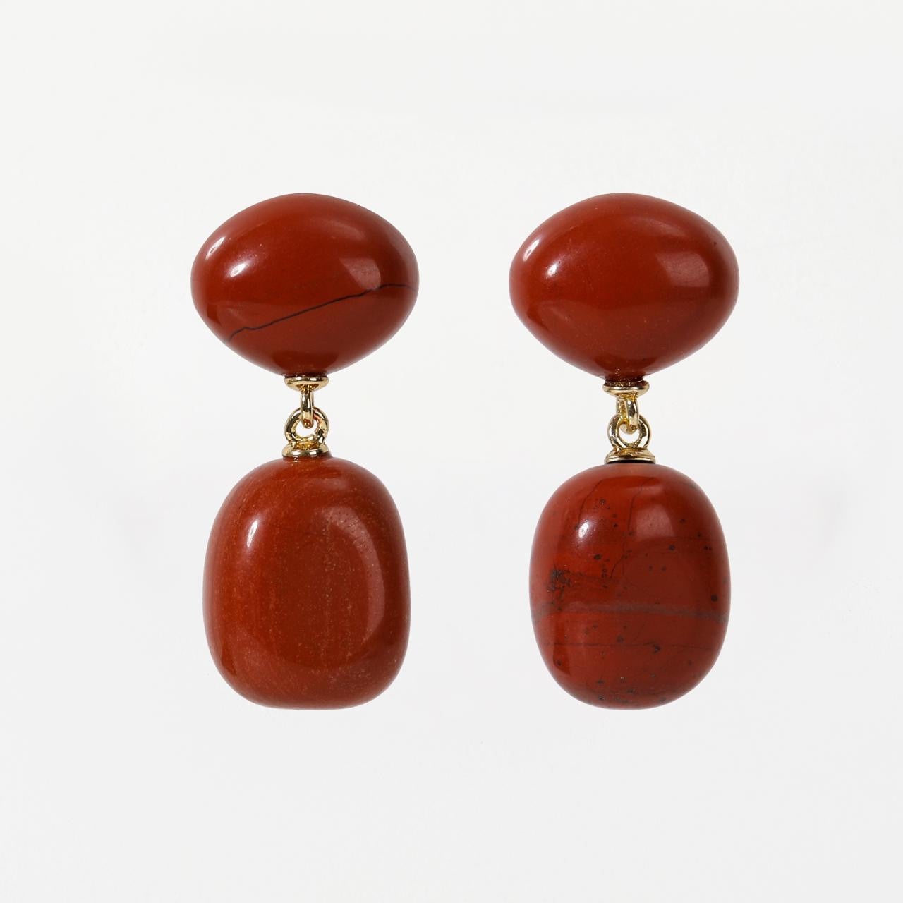 Ignite Red Jasper Earrings Stellar Whispers